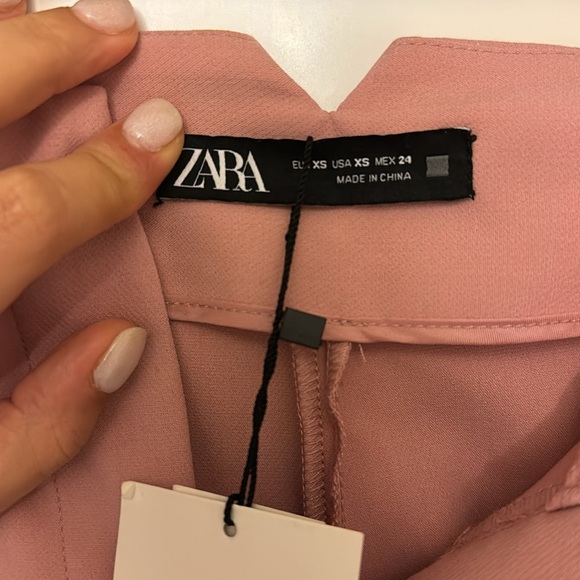 Zara pink tailored pant - Picture 4 of 6